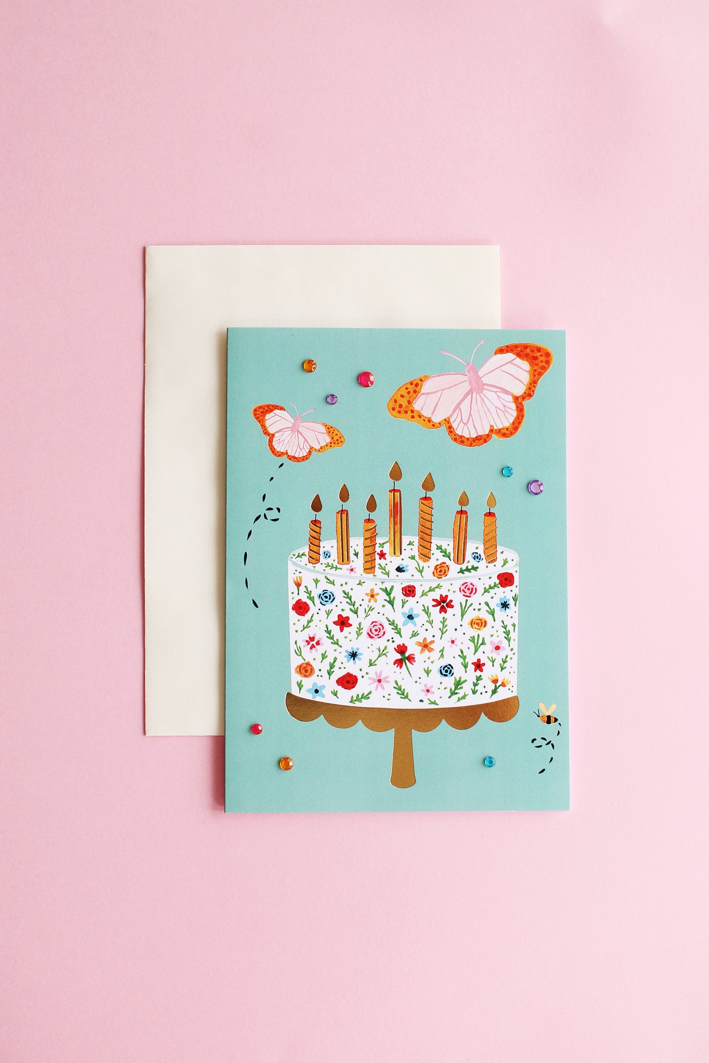 Garden Party Birthday Card