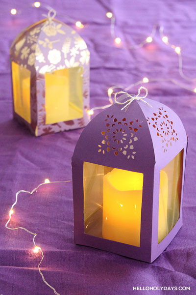 Ramadan Paper Lantern Favor Boxes