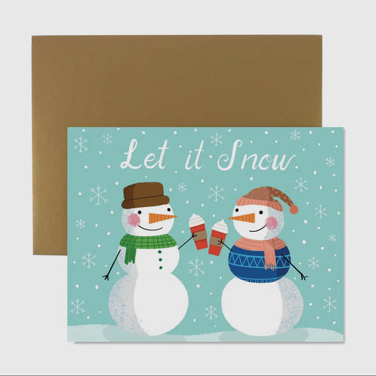 Latte Snow Christmas Card