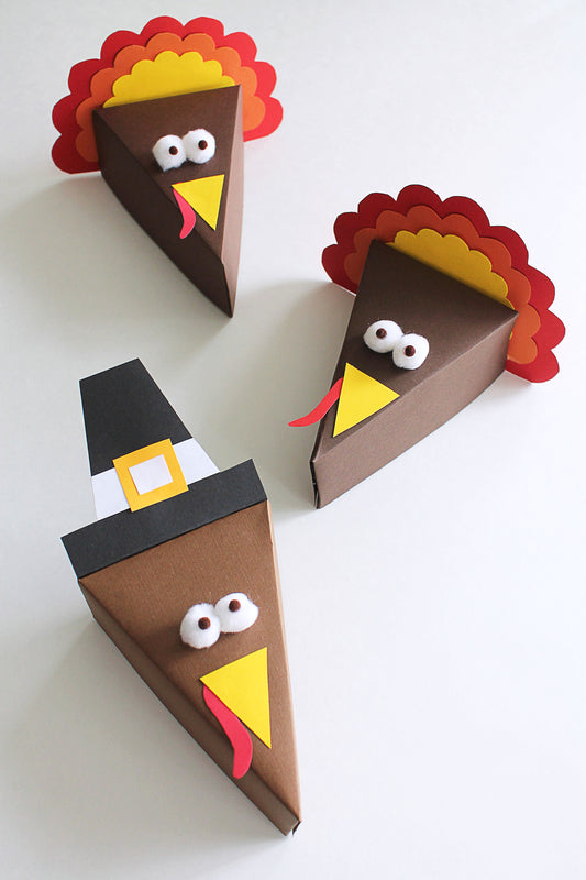 Printable Thanksgiving Pie Boxes Clipart
